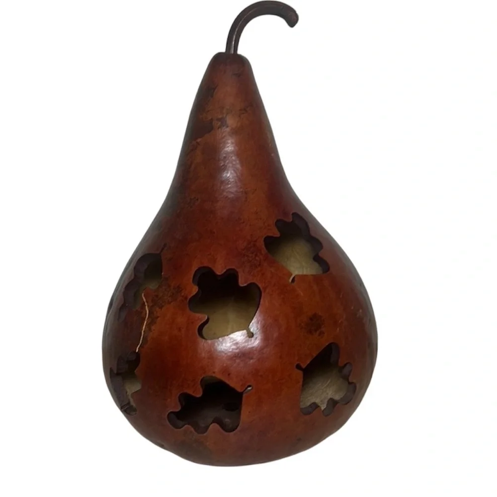 Meadowbrooke Carved Gourd Fall Decor